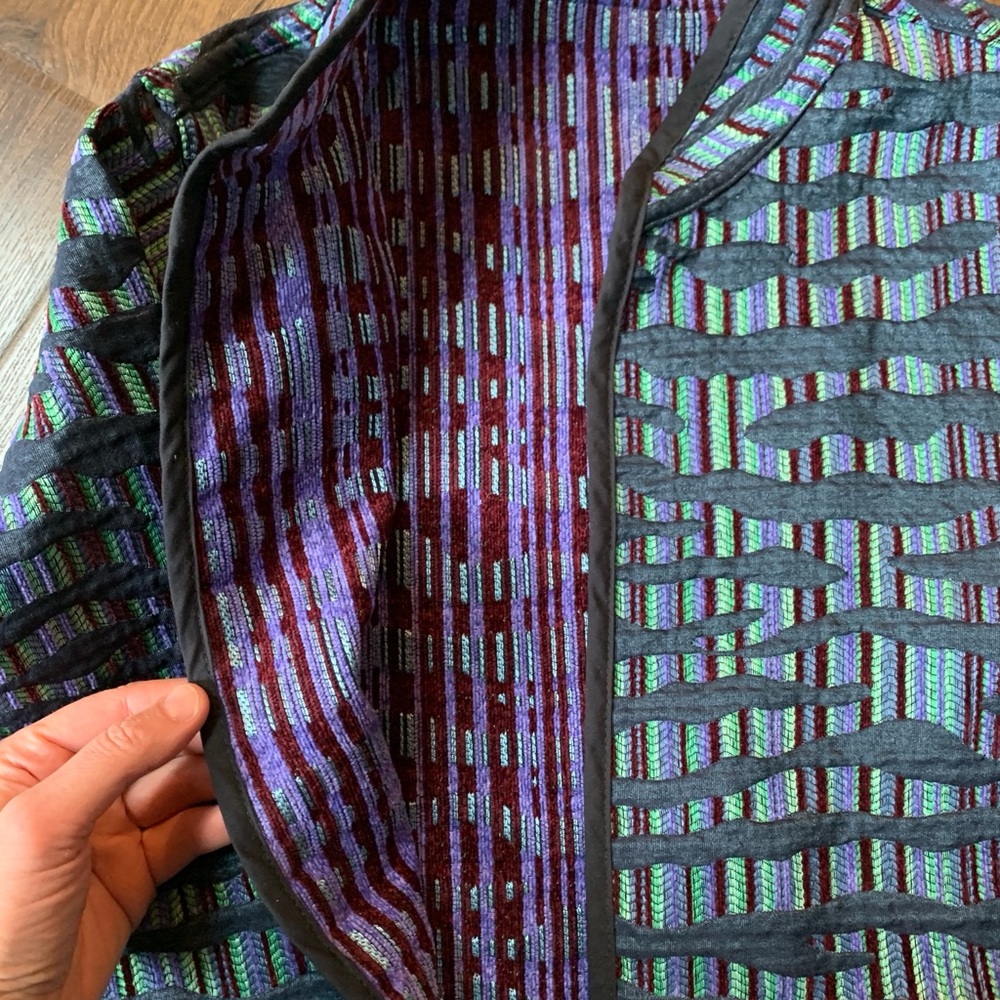 Women’s Reversible Multicolor Patterned Jacket La… - image 5